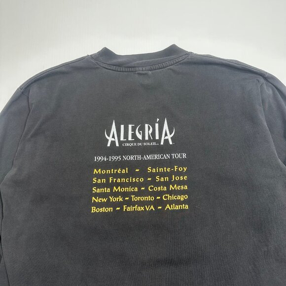 1995 Cirque Du Soleil Alegria Longsleeve Shirt L - Picture 4 of 7